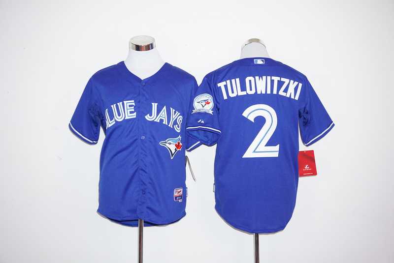 Toronto Blue Jays #2 Troy Tulowitzki Player 40TH Patch Blue Stitched Jersey,We sell and wholesale Toronto Blue Jays #2 Troy Tulowitzki Player 40TH Patch Blue Stitched Jersey on line form chian!